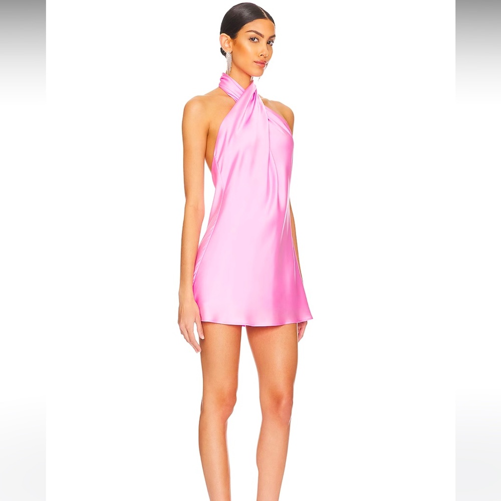 Show me your Mumu Jasmine Halter Mini Dress